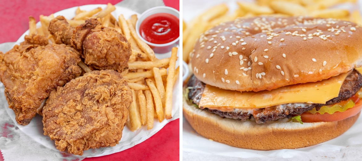US Fried Chicken & Pizza Menu