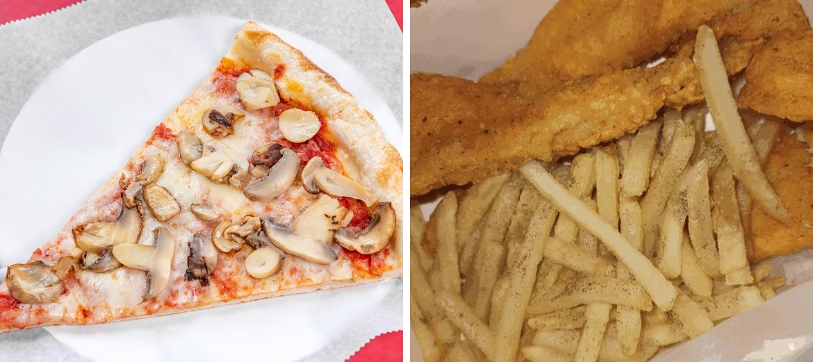 US Fried Chicken & Pizza Menu