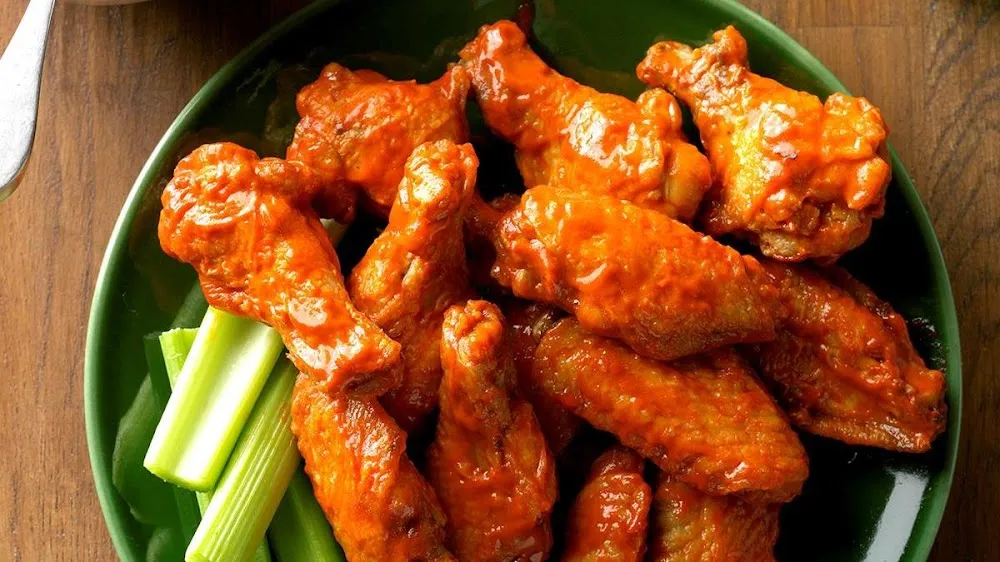 Hot Wings with French Fries and Medium Coke